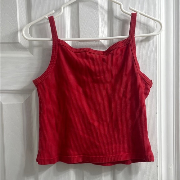 Red Cropped Tank - Picture 3 of 3